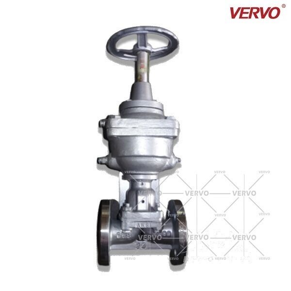 China Pneumatic Diaphragm Valve Stainless Steel 1 Inch Dn25 Pn10 Rf Flanged ASTM A351 CF8 factory