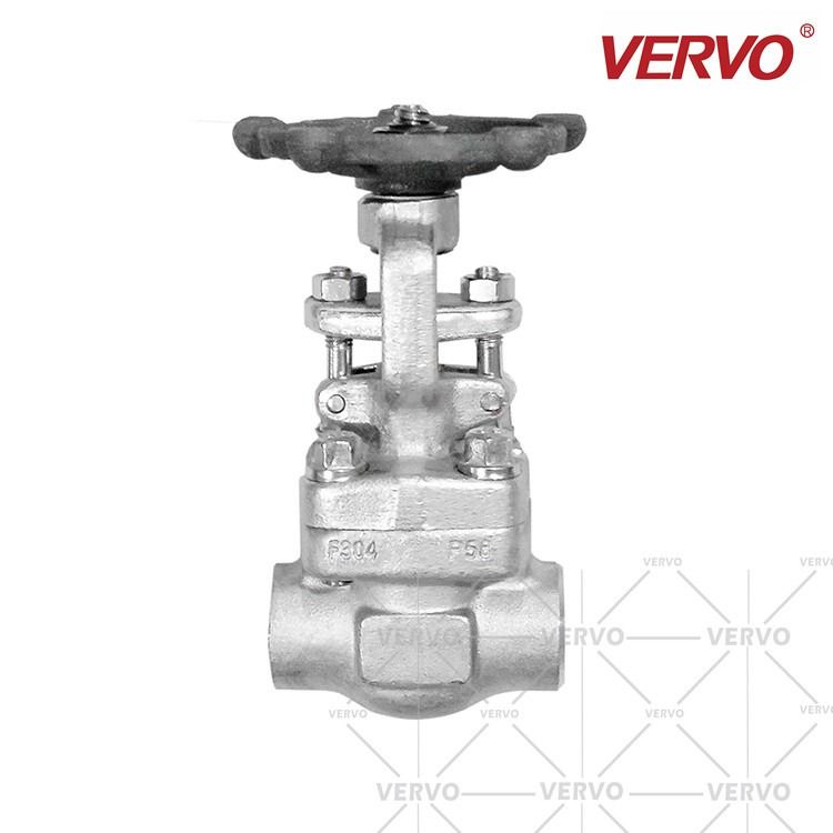 China 25mm 20mm 15mm Reduce Bore Pressure Seal Gate Valve A182 Dn15 800LB Npt Bolted Bonnet factory